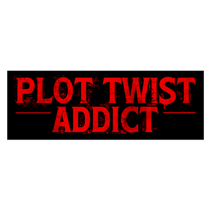 Plot Twist Addict Sticker