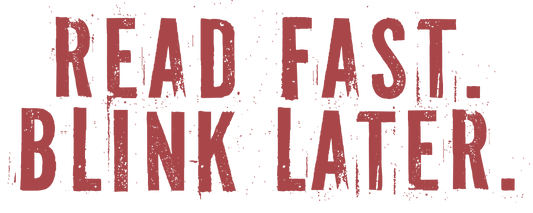 Read Fast. Blink Later. - Sticker